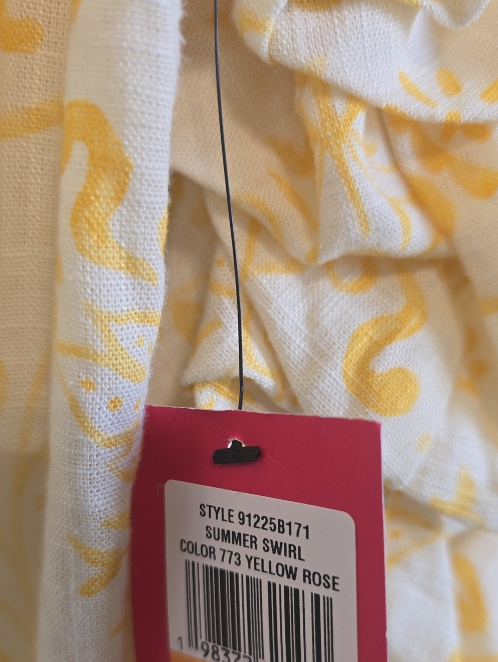 NWT Vince Camuto Printed Linen Blend Off Shoulder Top. Small And XL - Picture 9 of 11